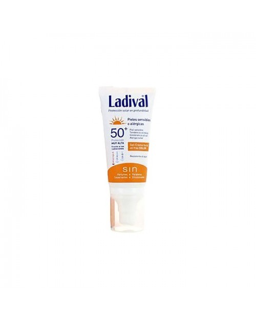 Ladival®  piel sensibles  o alérgicas SPF50+ gel crema con color 50ml