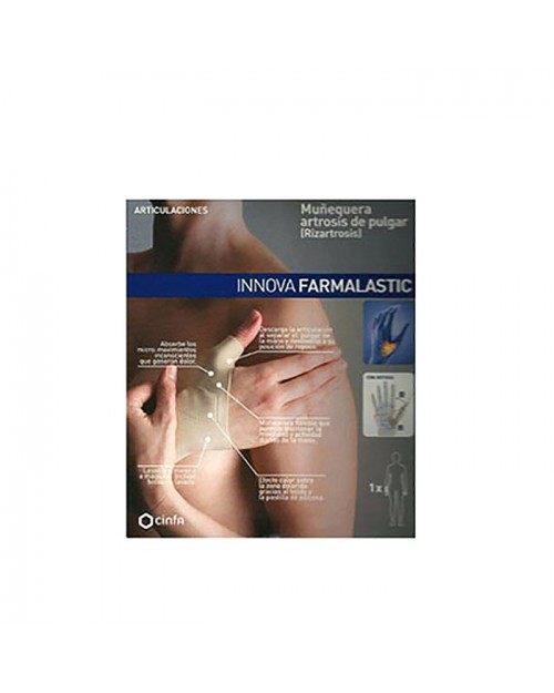 Farmalastic Innova muñequera artrosis de pulgar (mano derecha T-grande)
